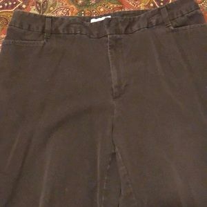 St. John’s Bay pants. EUC. Size 18 W. Brown